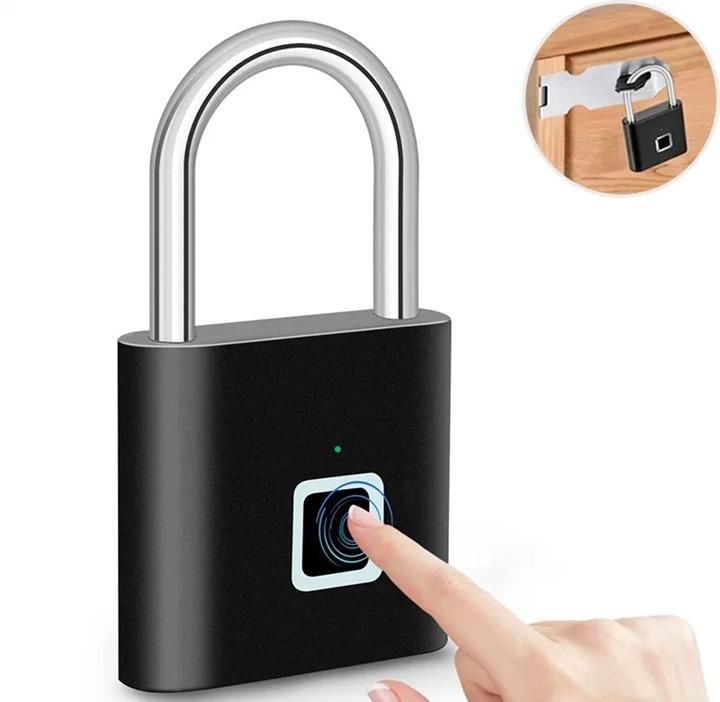 Fingerprint Padlock | Smart Keyless Security Lock – kalakirtihub ra4xqa-dd