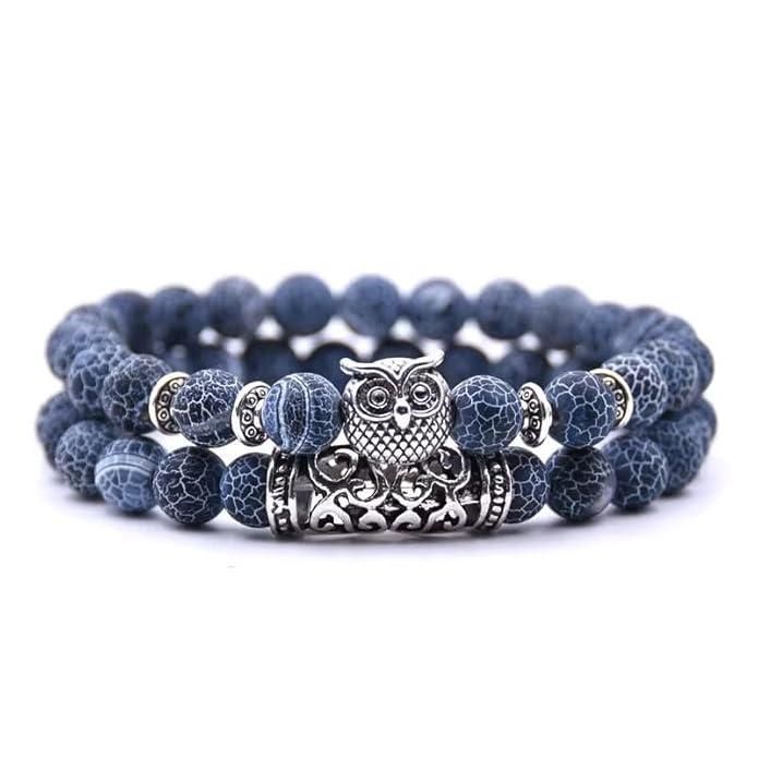 Natural Stone Owl Bracelet | Stylish Jewelry Collection KalaKirtiHub ra4xqa-dd