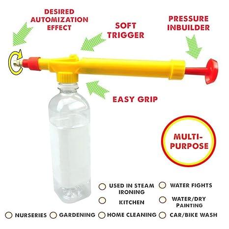 Adjustable High-Pressure Garden Pump Bottle Spray Gun - KalaKirtiHub