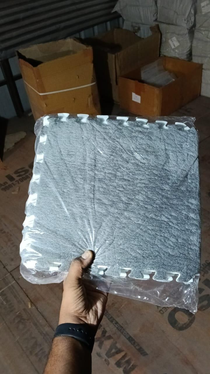 Interlocking Carpet Tiles Mat – 6-Piece Floor Set ra4xqa-dd