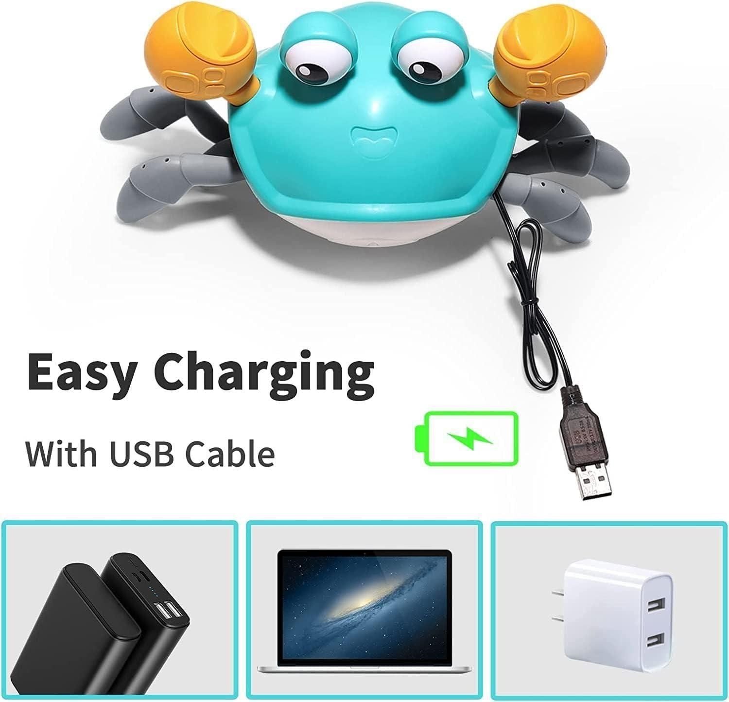Cute Dancing Crab Toy with USB Rechargeable ra4xqa-dd