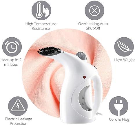 Portable Handheld Garment & Facial Steamer Iron Brush – kalakirtihub ra4xqa-dd