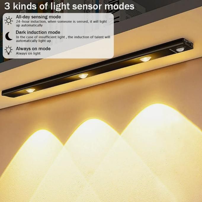 LED PIR Motion Sensor Cabinet Light USB Rechargeable – kalakirtihub ra4xqa-dd