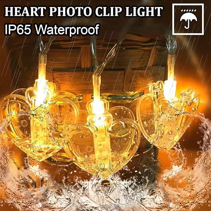 Heart Shaped Led Lights - KalaKirtiHub