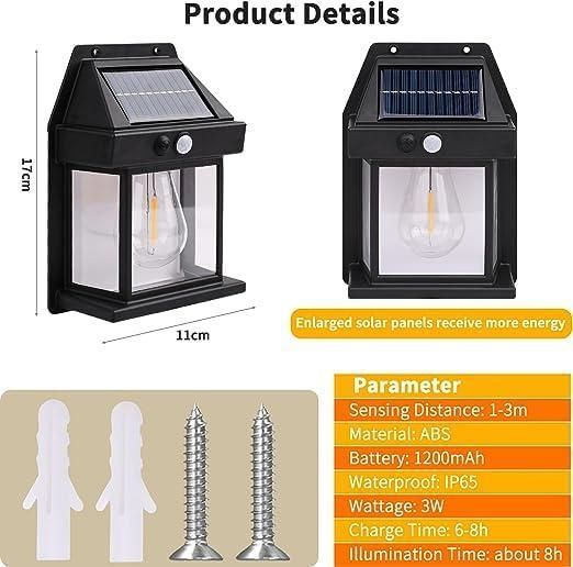 Solar Outdoor Wall Light | LED Garden & Security Lamp – kalakirtihub ra4xqa-dd