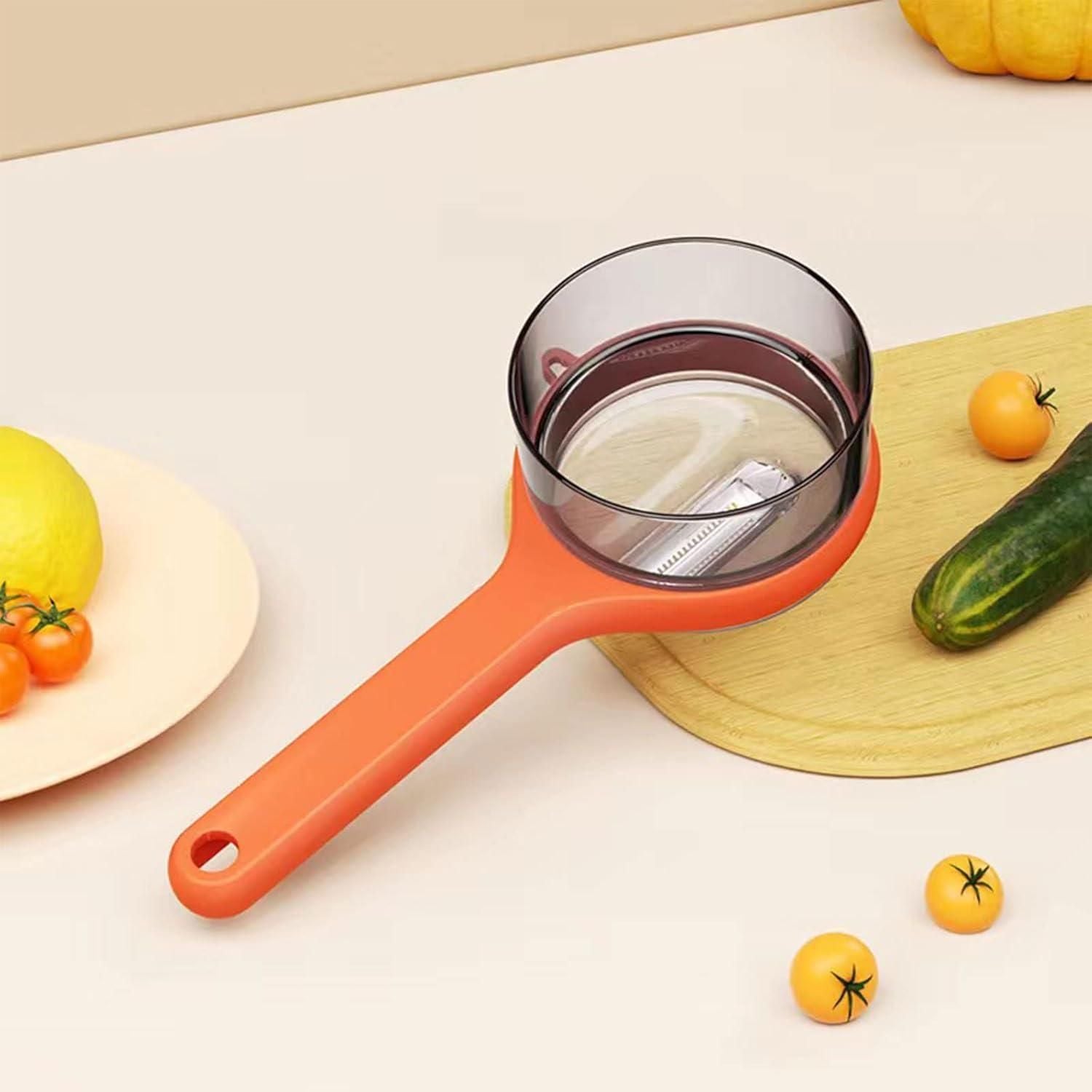 Peeler with Storage Box – Convenient Kitchen Tool - KalaKirtiHub