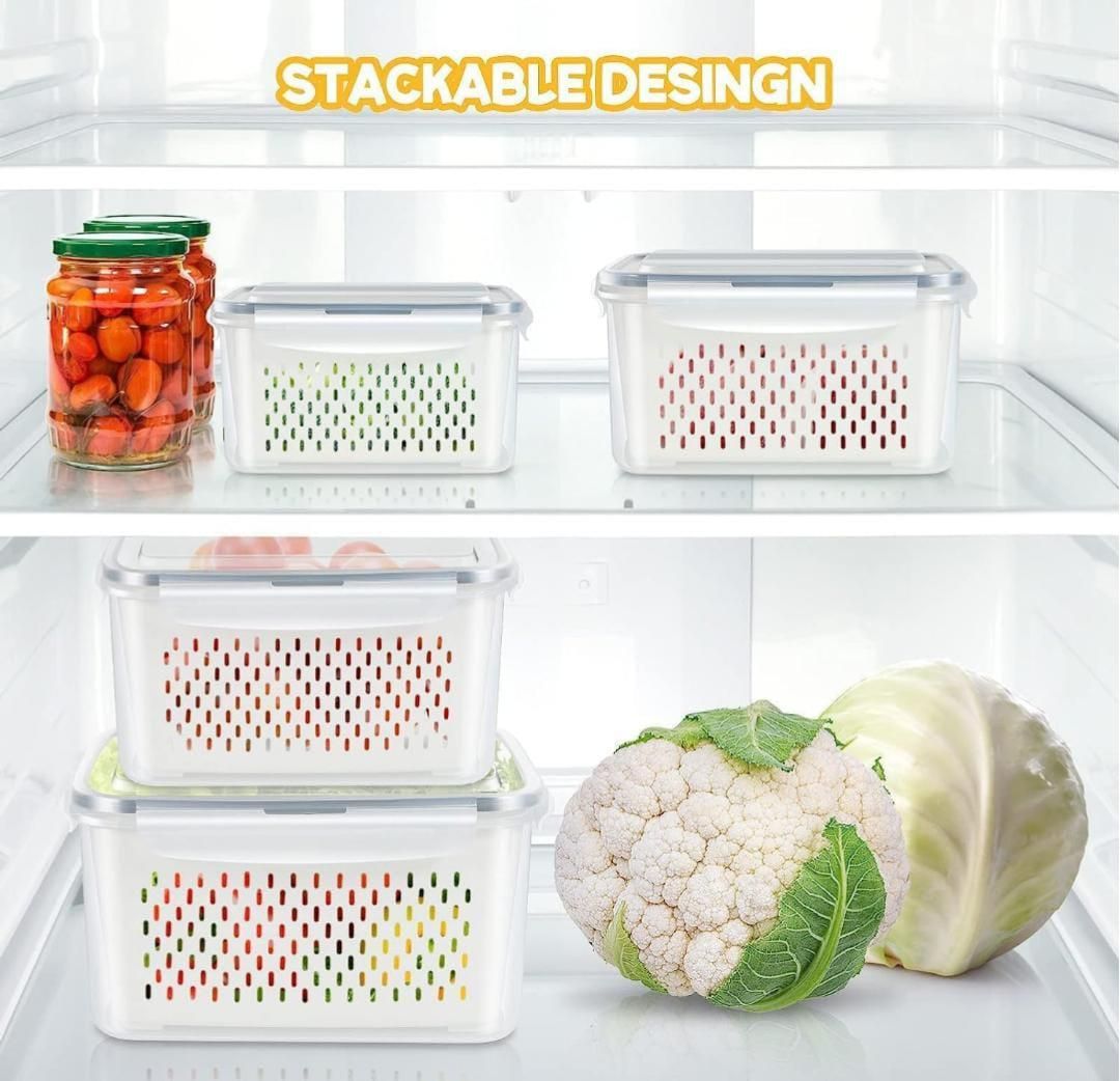 Kitchen Food Storage Containers Set (Pack of 2) ra4xqa-dd