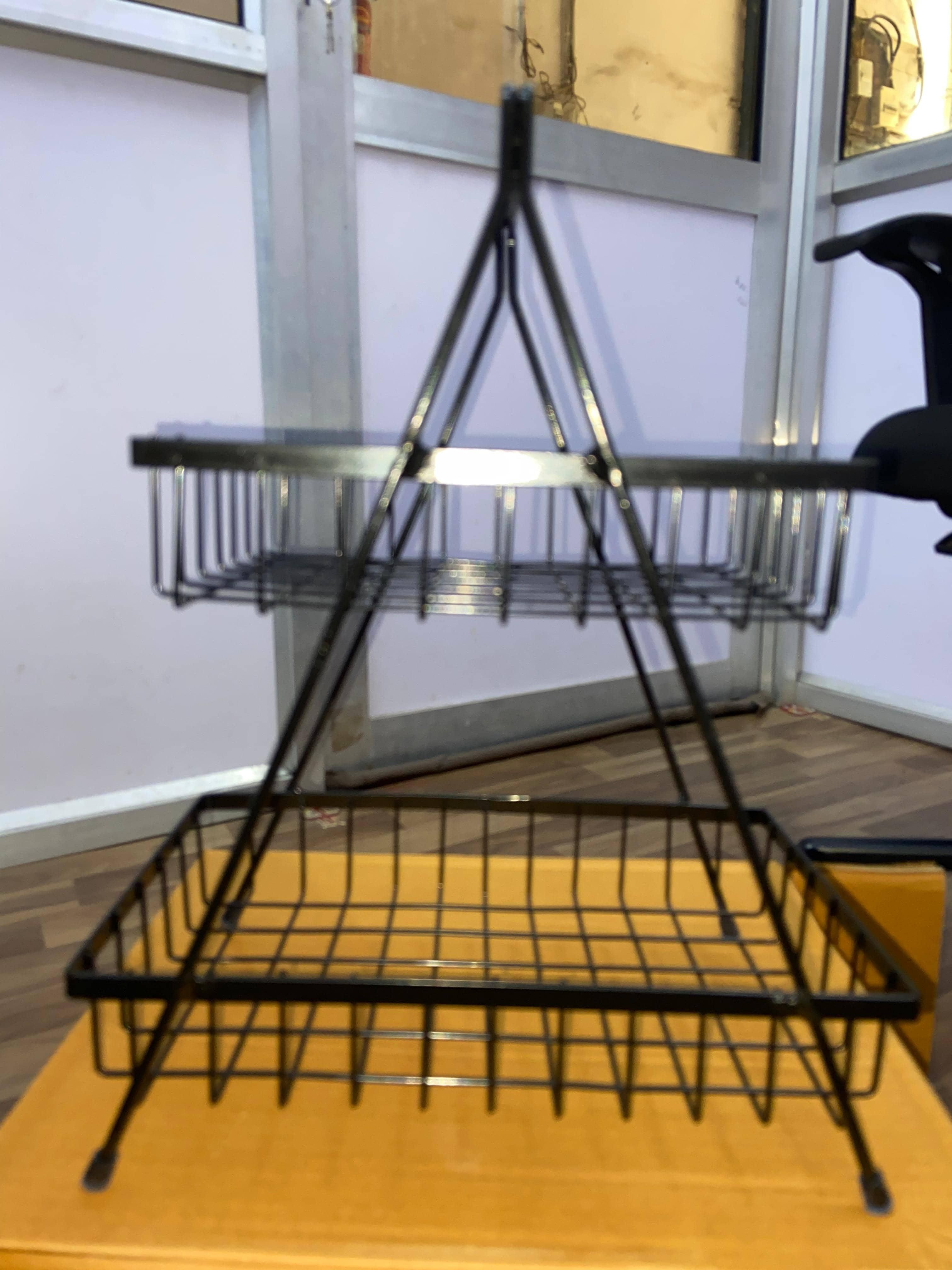 2-Tier Fruit & Vegetable Basket – Kitchen Storage Rack ra4xqa-dd