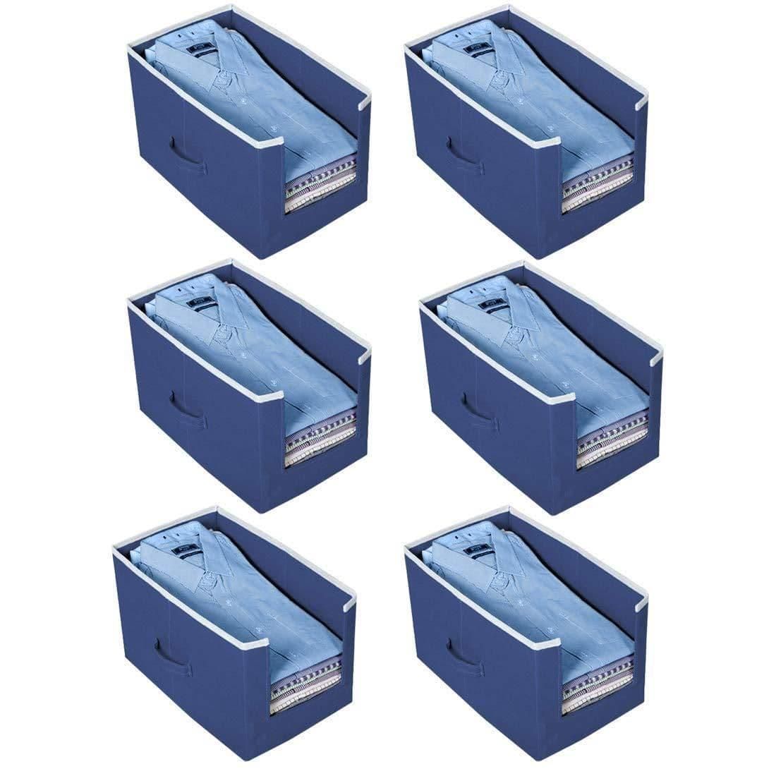 Closet Organizer – Foldable Shirts & Clothing Stackers Pack of 6 ra4xqa-dd