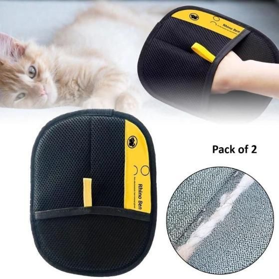 Pet Hair Removal Gloves (Pack of 2) ra4xqa-dd
