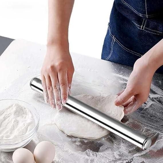 Stainless Steel Rolling Pin – Chapati Belan Roti Roller ra4xqa-dd