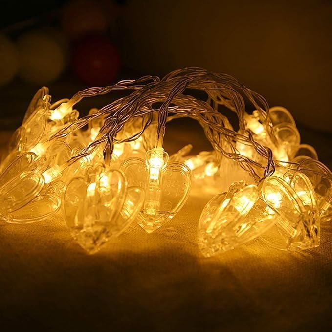 Heart Shaped Led Lights - KalaKirtiHub