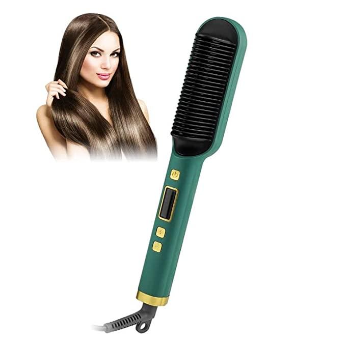 Professional Electric Hair Straightener Comb Brush for Styling | kalakirtihub ra4xqa-dd