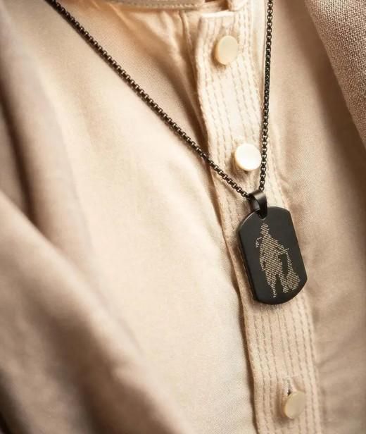 Hanuman Chalisha Pendant with Chain – Spiritual Jewelry - KalaKirtiHub