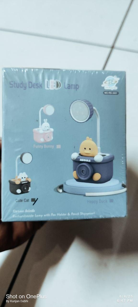 Table Desk Lamp with Pen Holder & Sharpener – Multifunctional - KalaKirtiHub