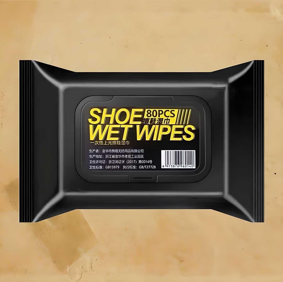 Natural Sneaker & Shoe Cleaner Wipes - 1 Packs of 80 ra4xqa-dd