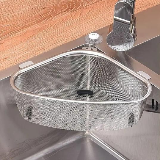 Kitchen Sink Drain Basket – Triangle Shape Stainless Steel ra4xqa-dd
