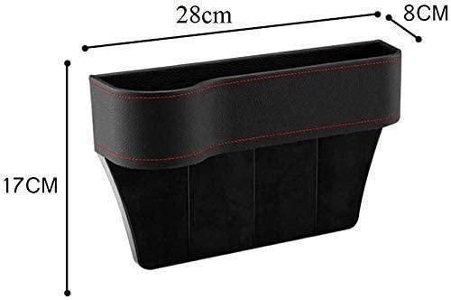 PU Leather Car Seat Pockets Organizer Pack of 2 | Console Side Storage ra4xqa-dd