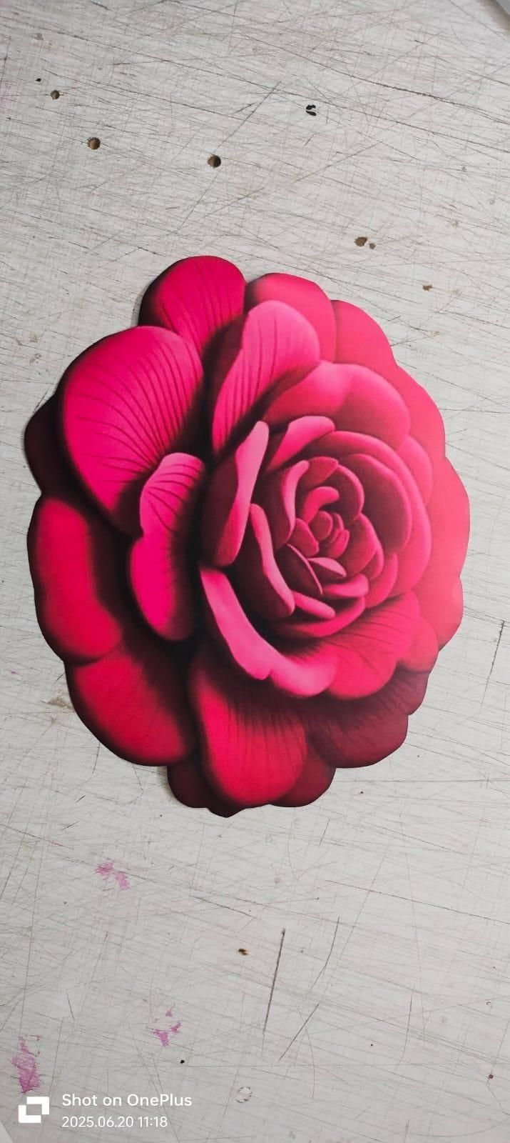 3D Flower Design Floor Mat – Quick Dry Non-Slip, Pack of 2 - KalaKirtiHub