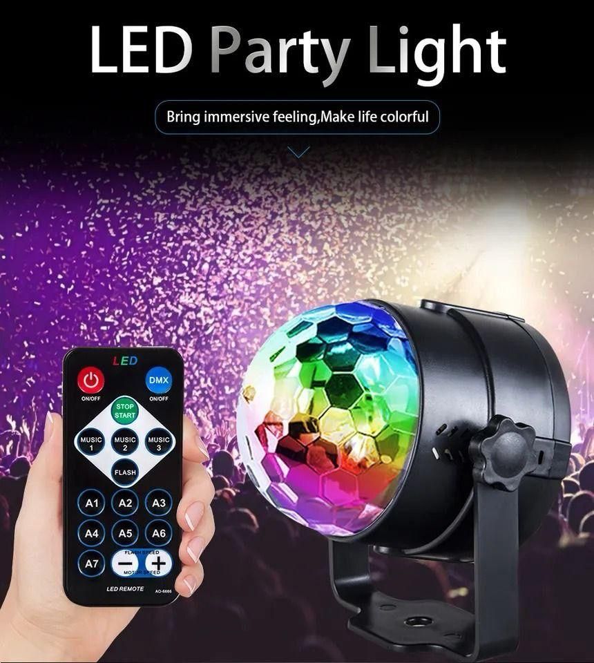 Party Disco Light – Colorful LED Party Lamp ra4xqa-dd