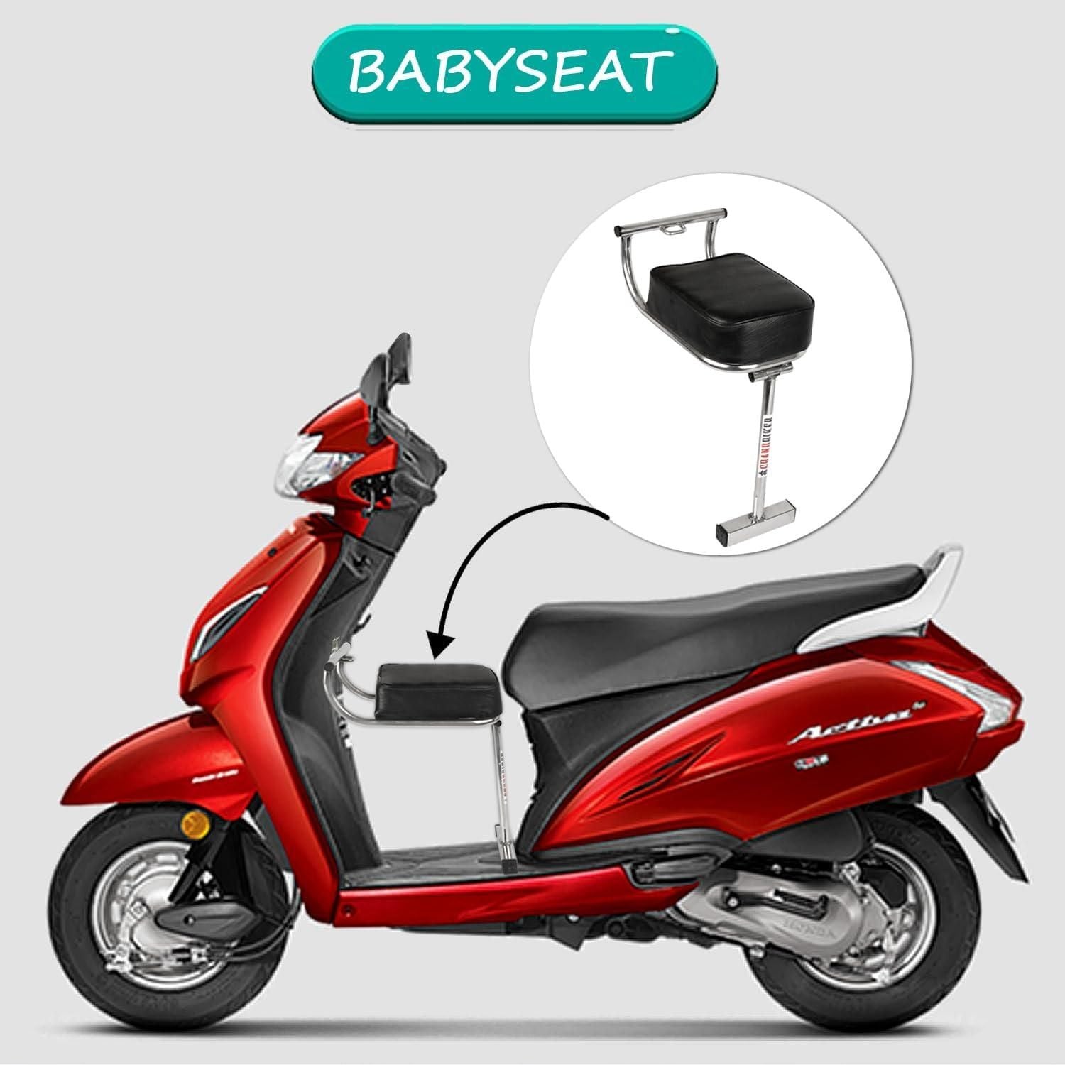 Portable Baby Seat for Scooters – Safe Ride Accessory | kalakirtihub ra4xqa-dd