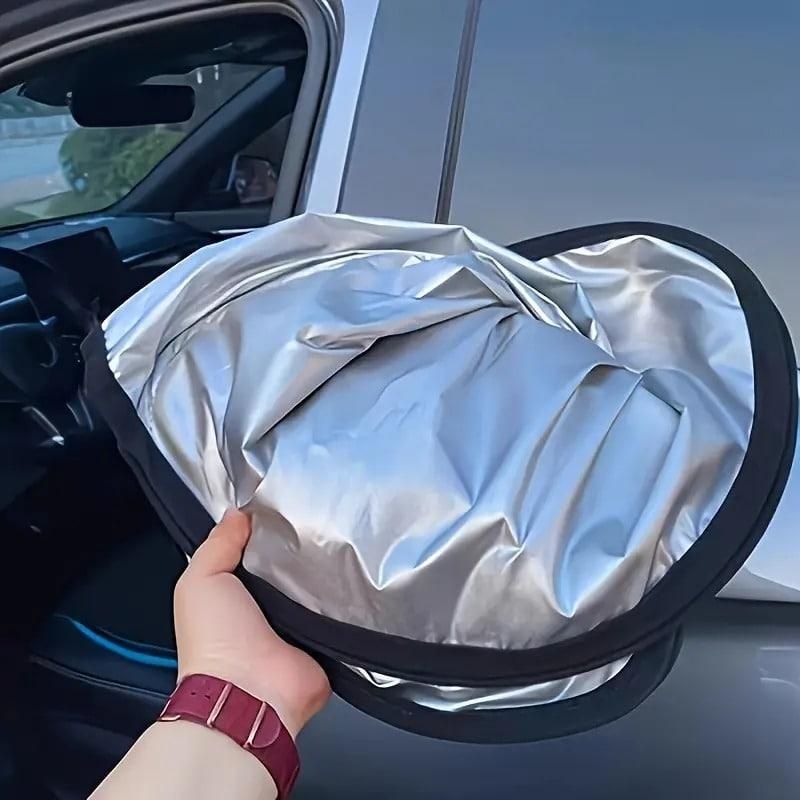 Folding Car Window Sunshade Cover | Auto Accessories kalakirtihub ra4xqa-dd
