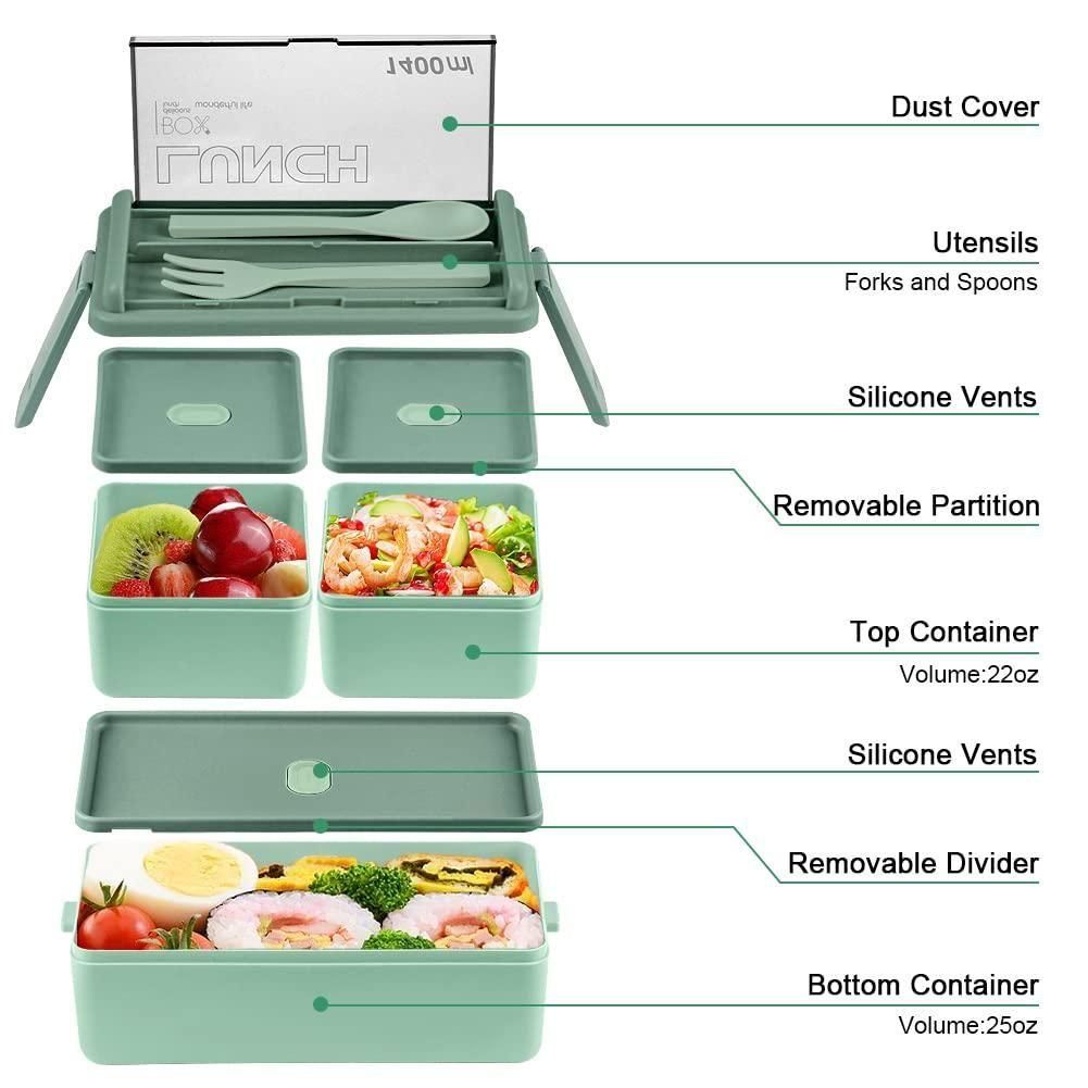 Bento Compartment Lunch Box – Organized Meal Storage - KalaKirtiHub