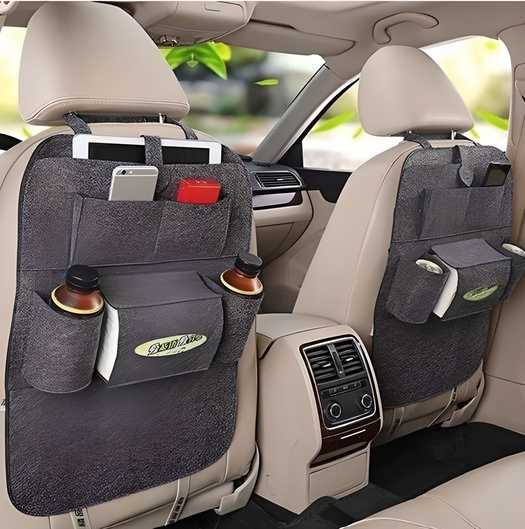 Car Back Seat Storage Organizer Pack of 2 – Travel Utility | kalakirtihub ra4xqa-dd
