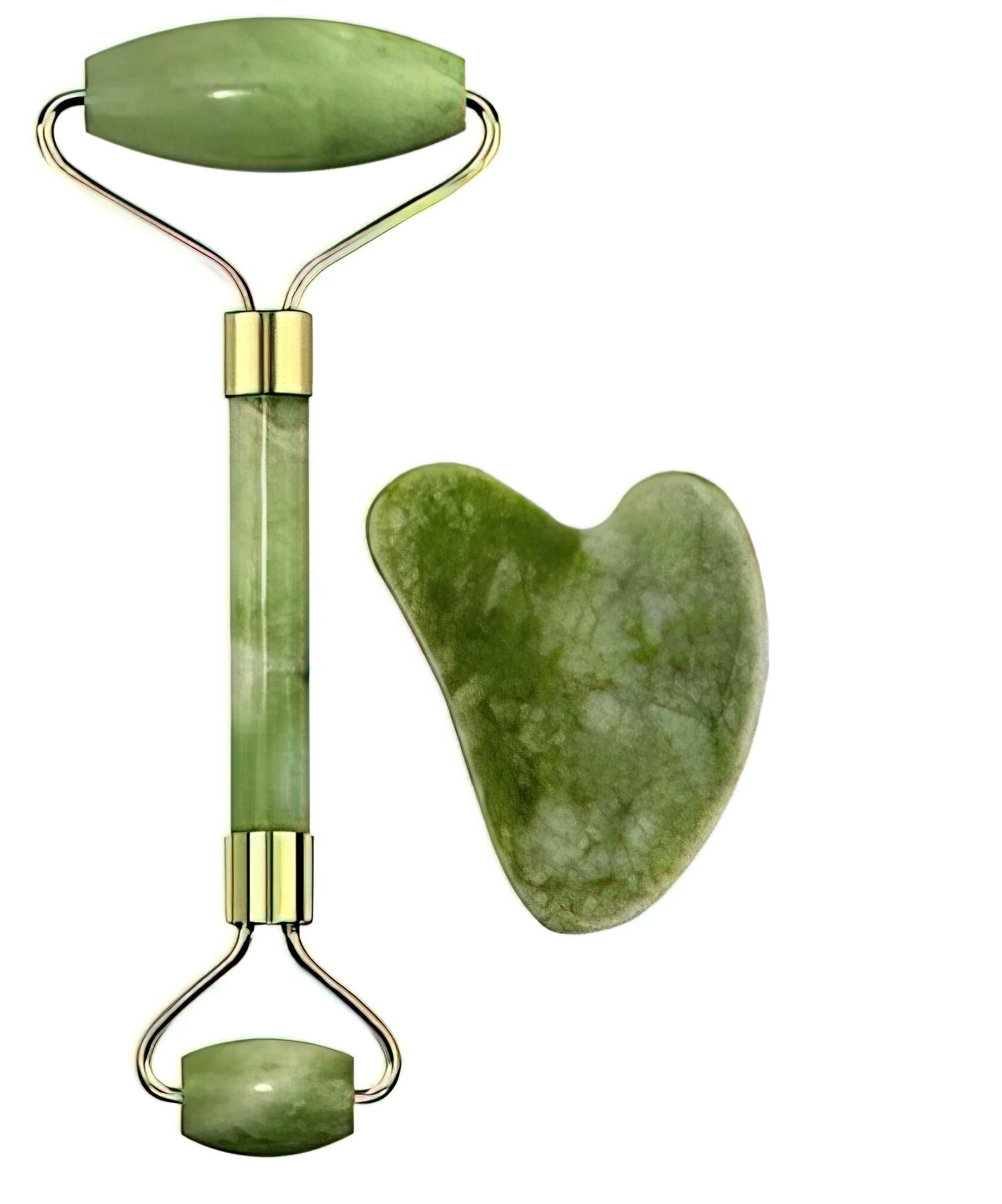 Natural Jade Stone Massage Roller for Face & Body | kalakirtihub ra4xqa-dd